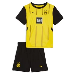 Kinder BVB Borussia Dortmund Fußball Trikotsatz 2024-25 Heimtrikot